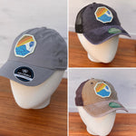 Sunset waves unstructured hat