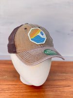 Sunset waves unstructured hat